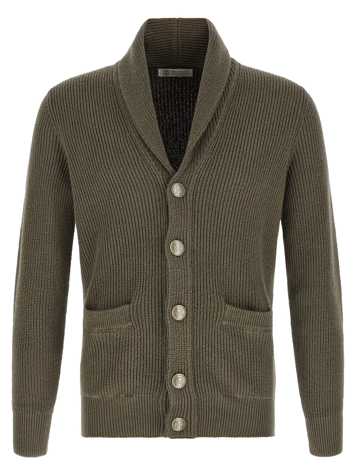 Bicolor Cotton Cardigan