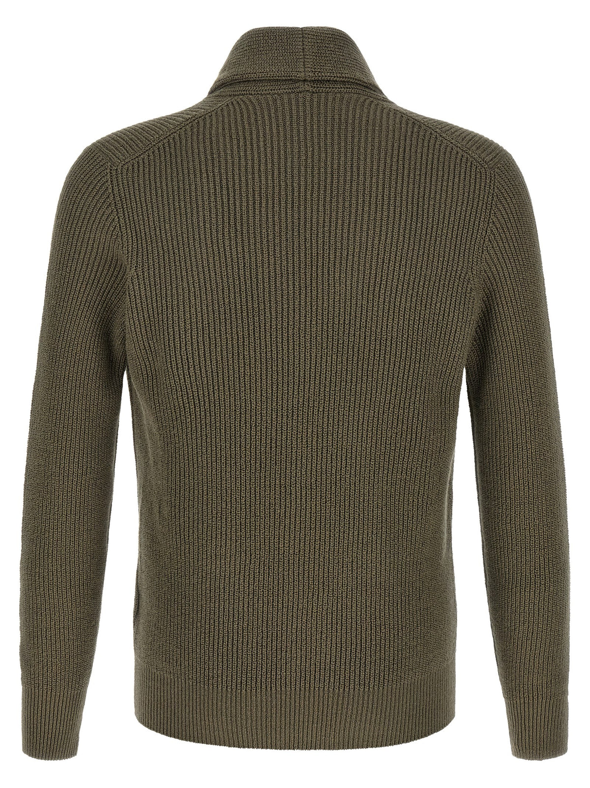 Bicolor Cotton Cardigan