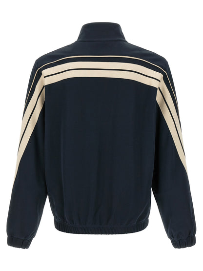 Blue Polyester Sweatshirt