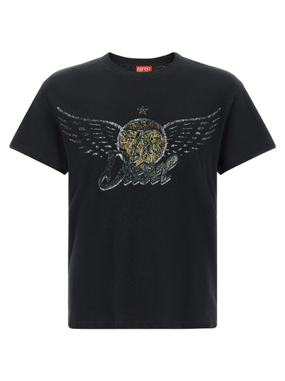 Black Cotton T-Shirt