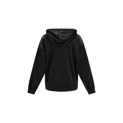 Black Polyester Sweatshirt