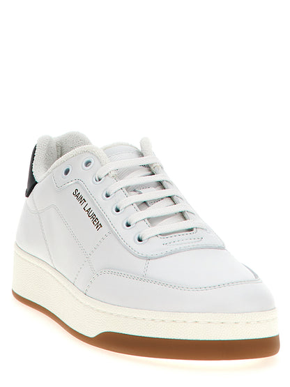 Bicolor Leather Low Top Sneakers