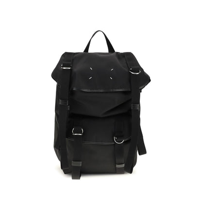 Black Nylon Backpack