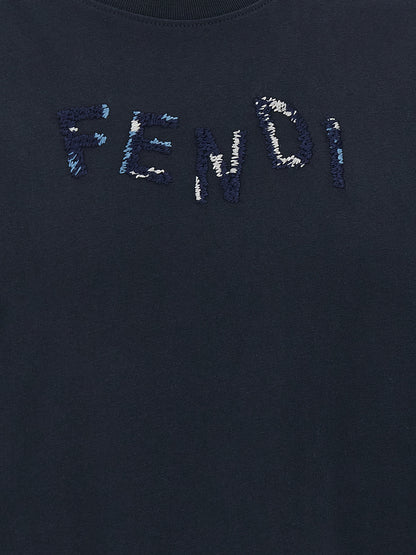 Blue Cotton T-Shirt