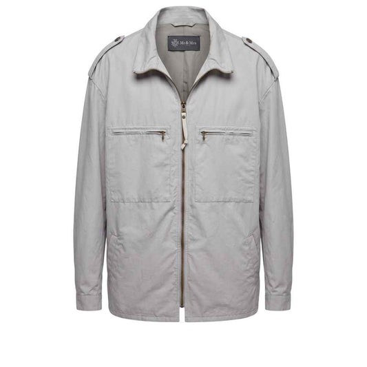 Green Polyurethane Men Jacket