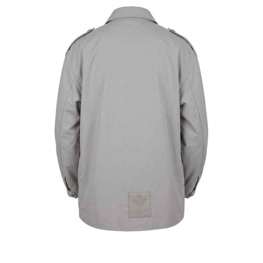 Green Polyurethane Men Jacket