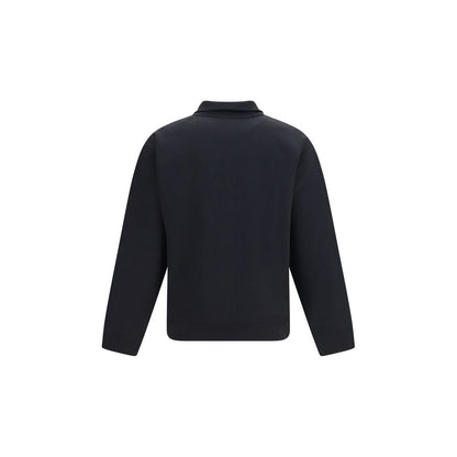 Black Cotton Sweatshirt