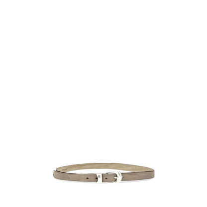 Brown Calf Leather Bos Taurus Thin Belt