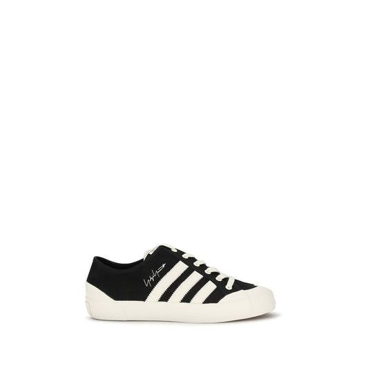 Black Fabric Low Top Sneakers