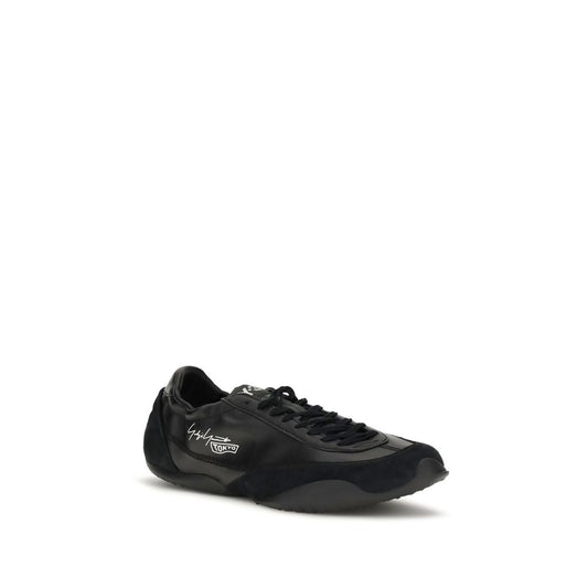 Black Calf Leather Bos Taurus Athletic Sneakers