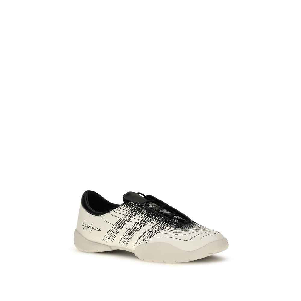 Beige Calf Leather Bos Taurus Sneakers