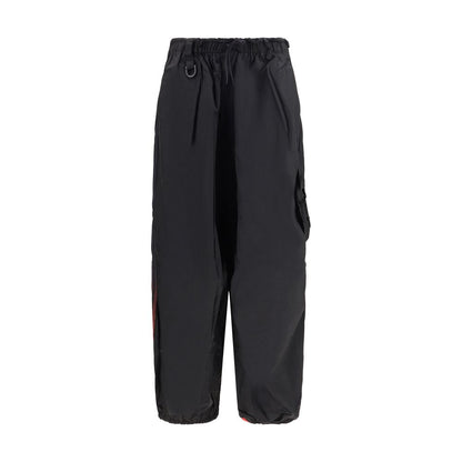 Black Polyamide Cargo Pants