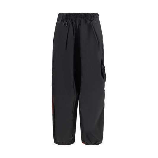 Black Polyamide Cargo Pants