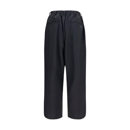 Black Polyester Joggers (Workout Pants)