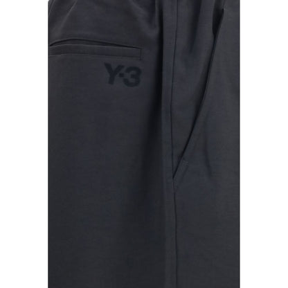Black Polyester Joggers (Workout Pants)