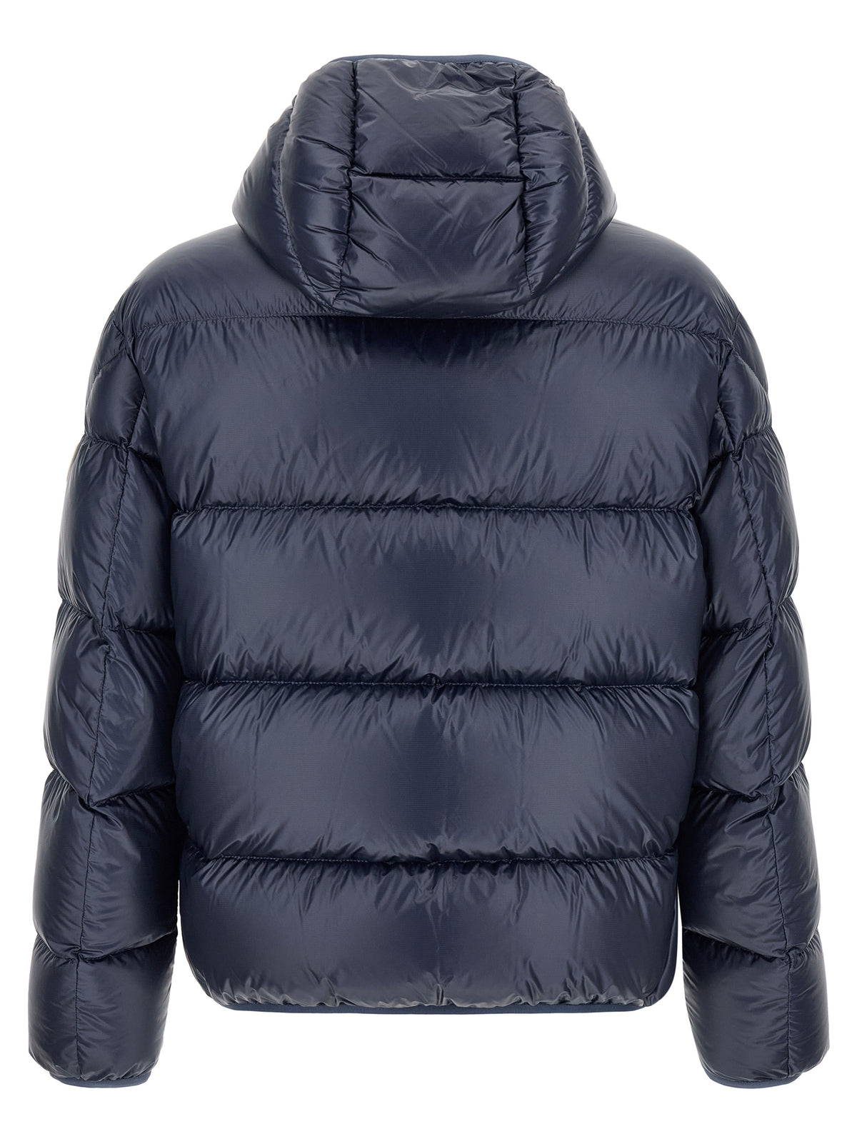Blue Polyamide Full-Length Jacket