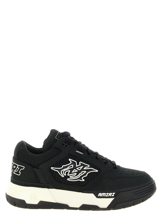 Bicolor Calfskin Athletic Sneakers