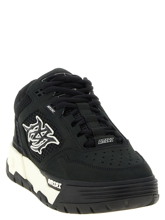 Bicolor Calfskin Athletic Sneakers