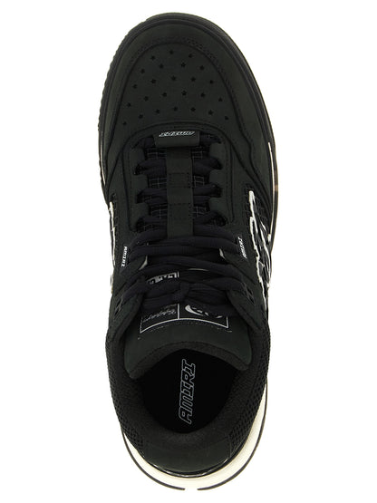 Bicolor Calfskin Athletic Sneakers