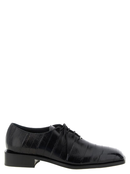 Black Leather Oxfords And Derbies
