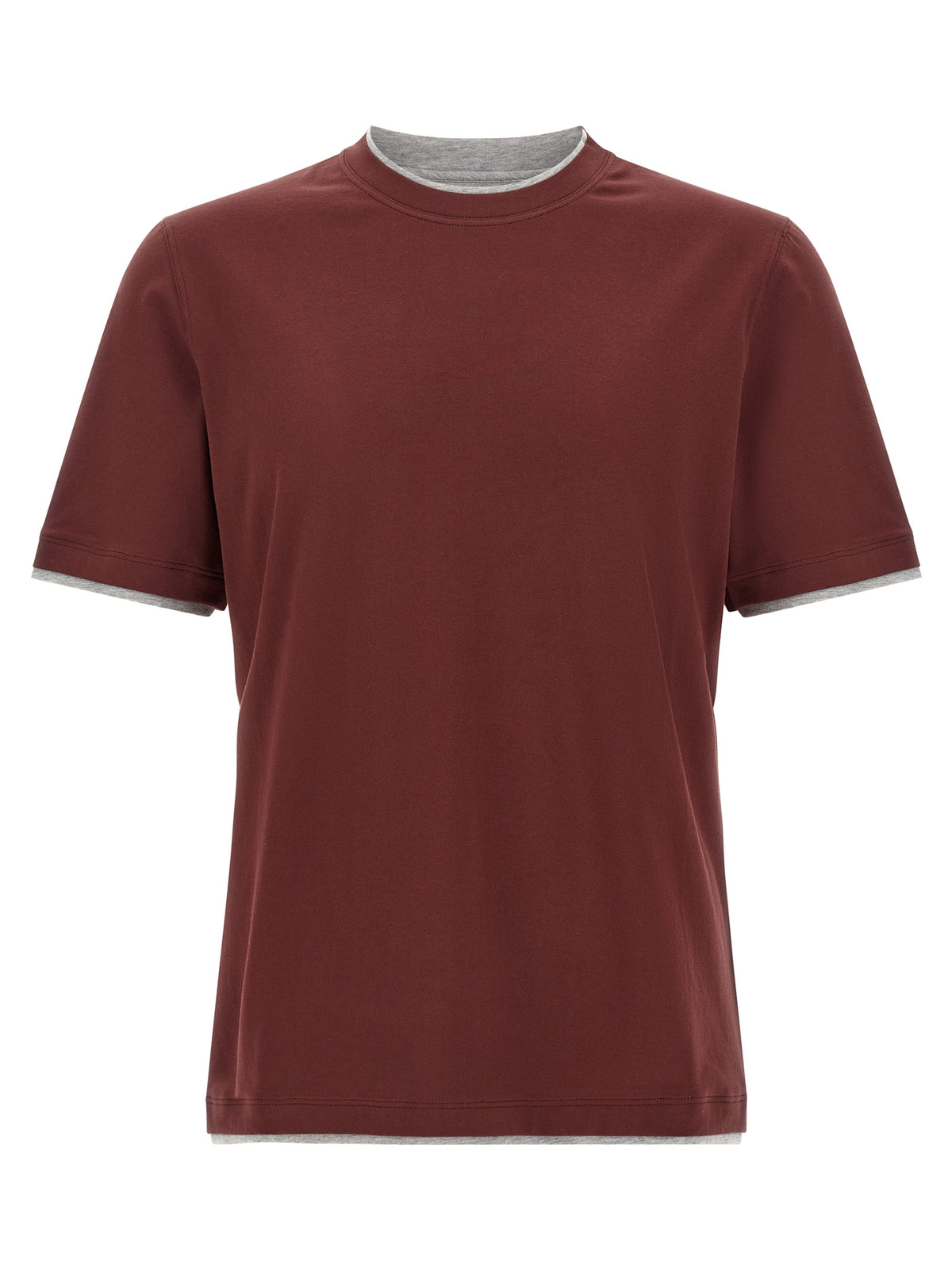 Bordeaux Cotton T-Shirt