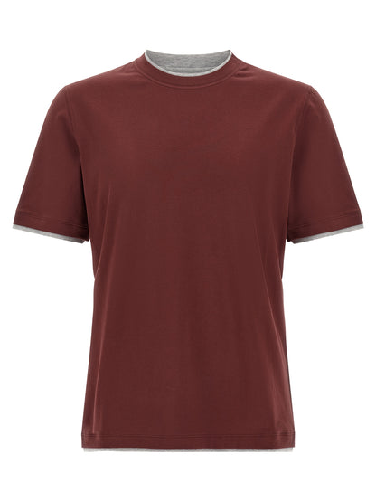 Bordeaux Cotton T-Shirt
