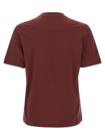 Bordeaux Cotton T-Shirt