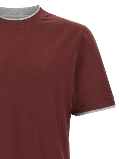 Bordeaux Cotton T-Shirt