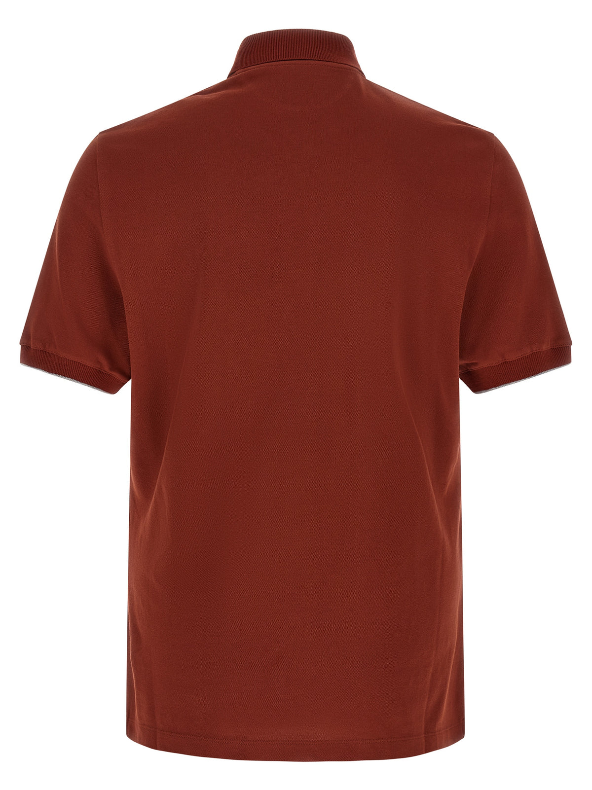 Red Cotton Polo Shirt