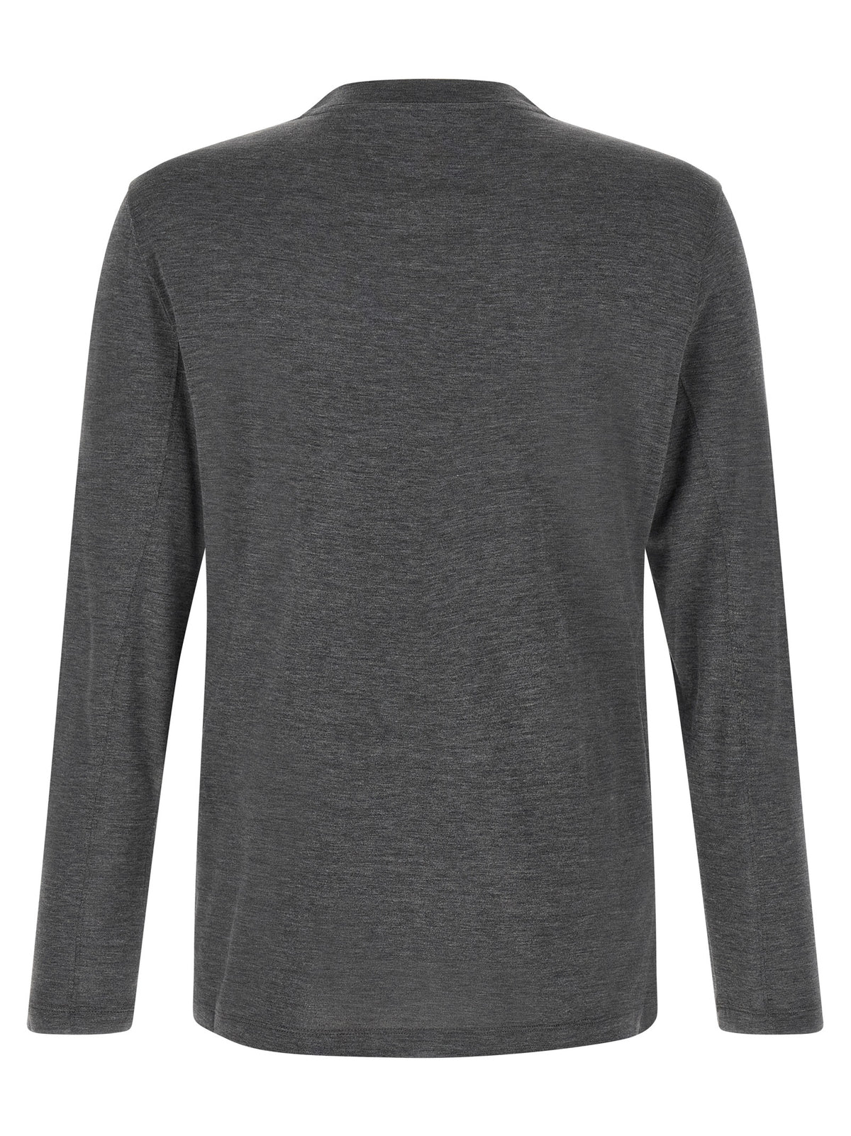 Gray Silk T-Shirt