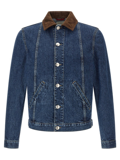 Blue Cotton Denim Jacket