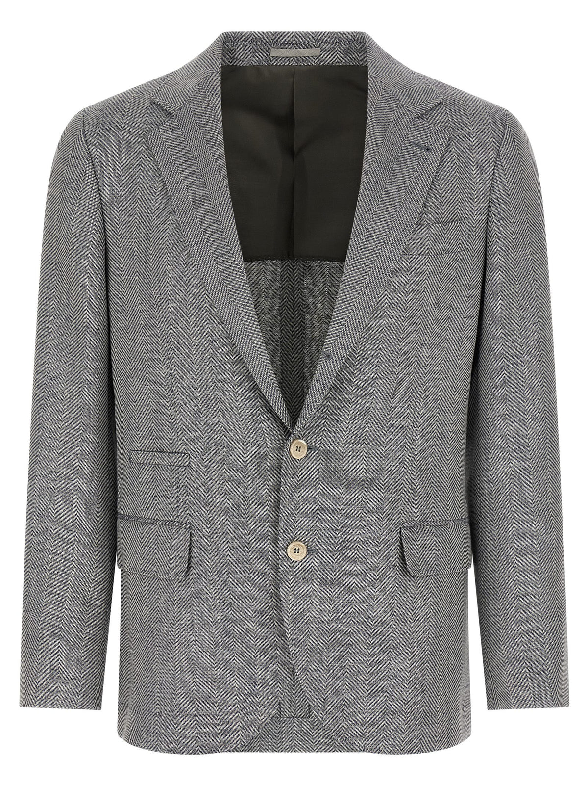 Gray Wool Blazer
