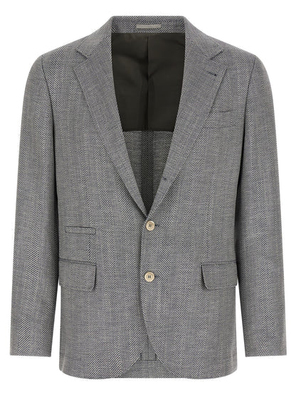 Gray Wool Blazer
