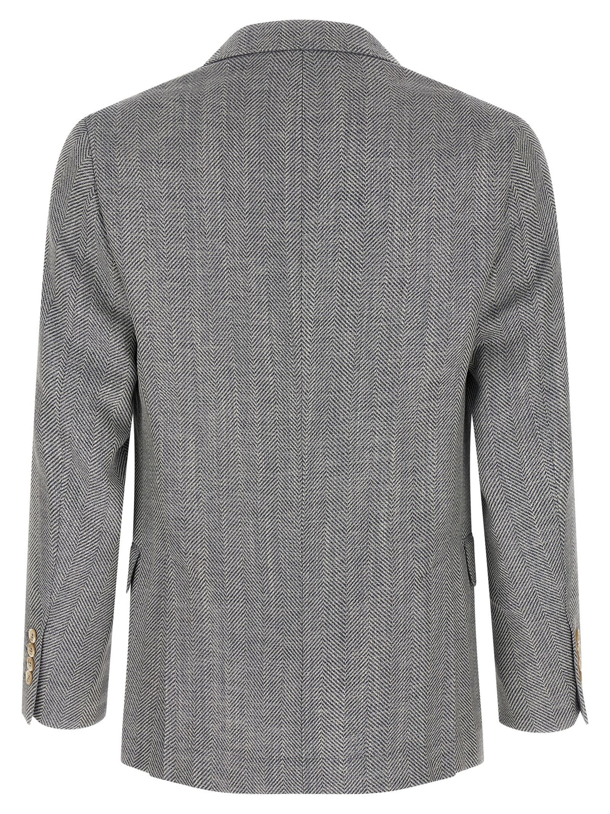 Gray Wool Blazer