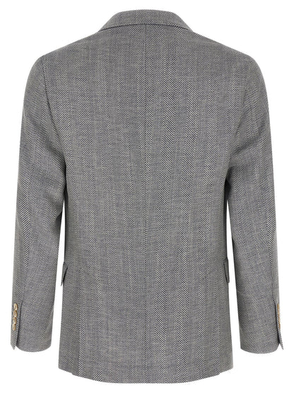 Gray Wool Blazer