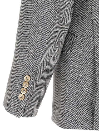 Gray Wool Blazer