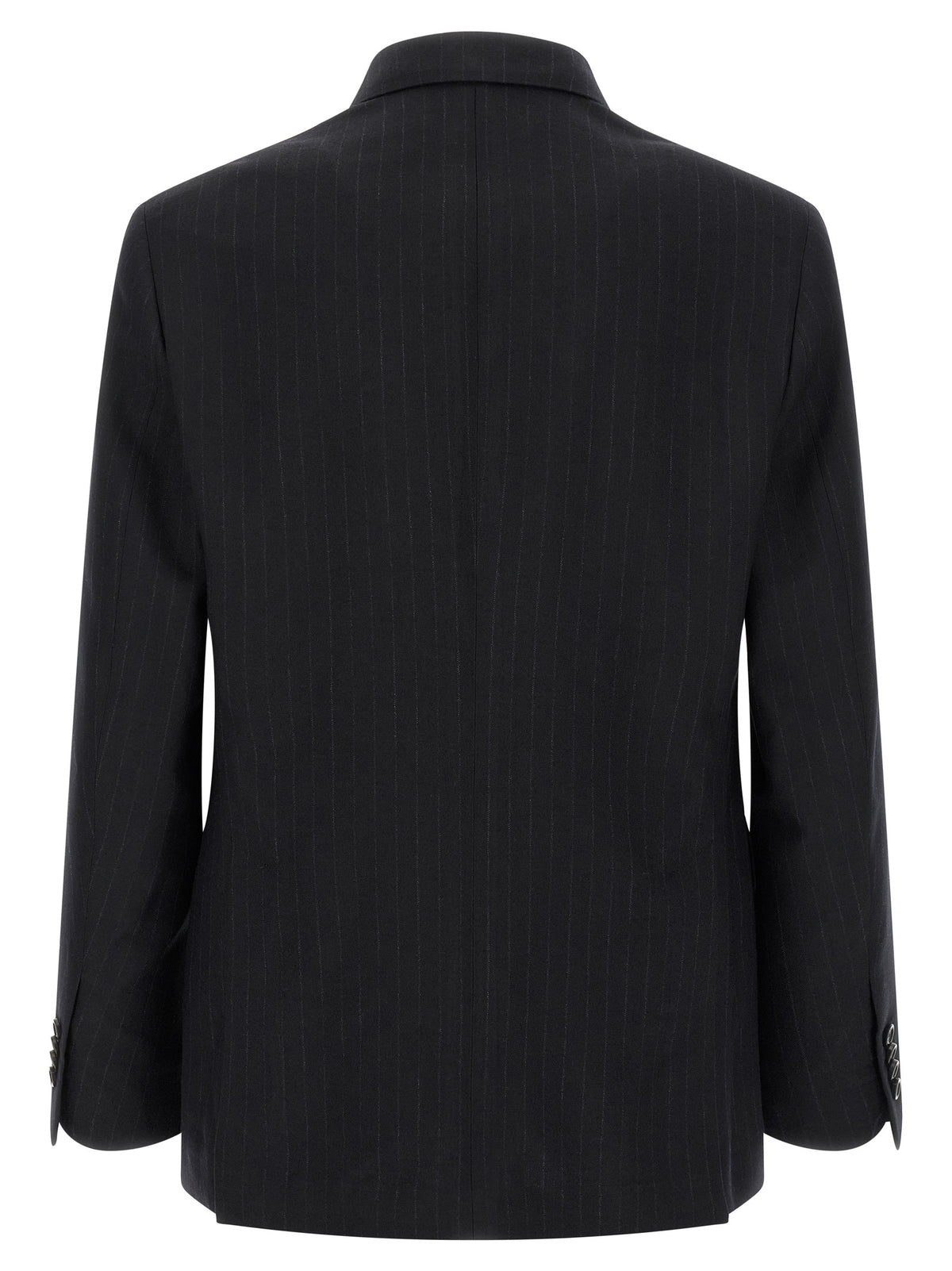 Blue Virgin Wool Two-Piece Suit