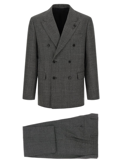 Gray Virgin Wool Two-Piece Suit