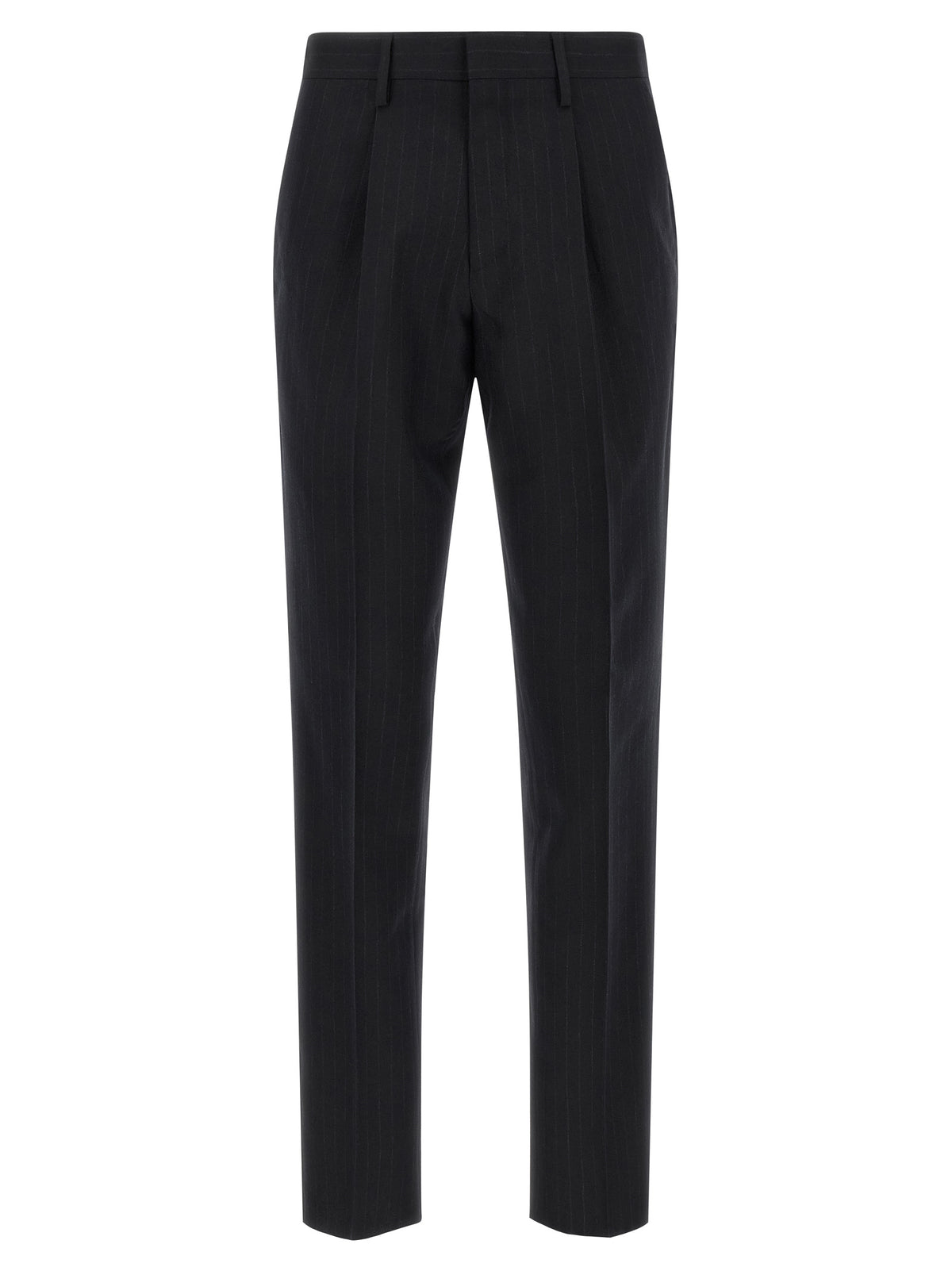 Blue Virgin Wool Two-Piece Suit