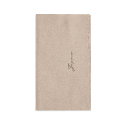 Beige Wool Oves Aries Scarf