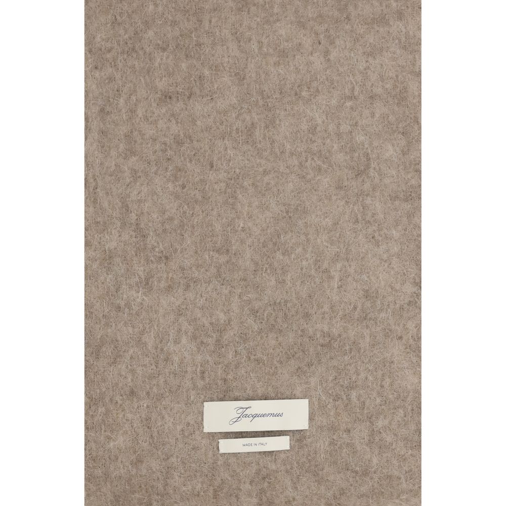 Beige Mohair Scarf