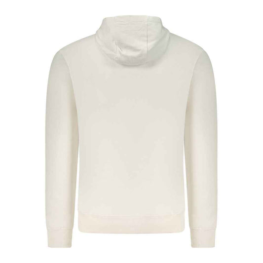 White Cotton Men's Hoodie