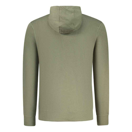 Verde Cotton Uomo Hoodie