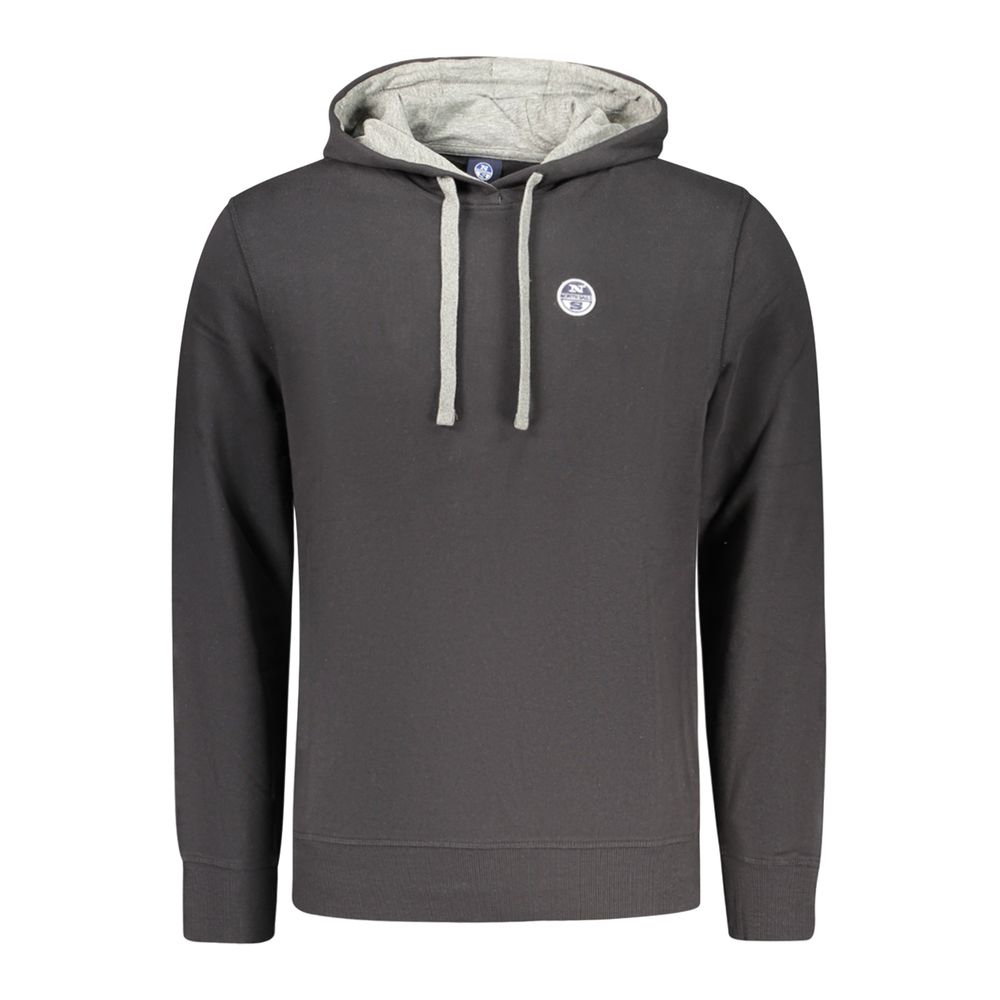 Black Cotton Sweatshirt