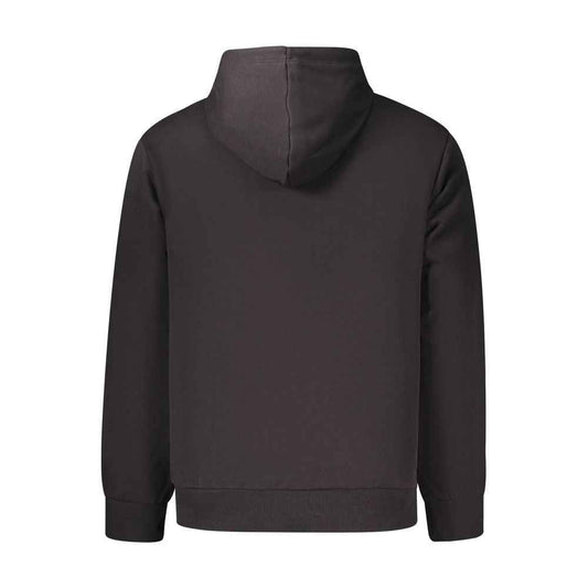Black Cotton Men's Sweatshirt