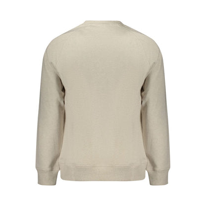 Beige Cotton Sweatshirt