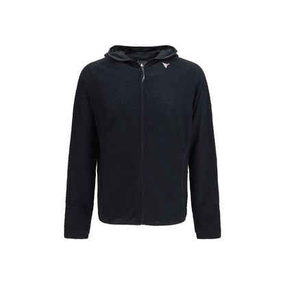 Black Polyester Sweatshirt