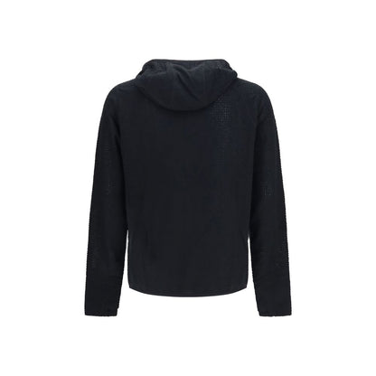 Black Polyester Sweatshirt