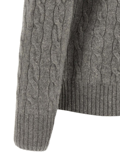 Gray Wool Cardigan