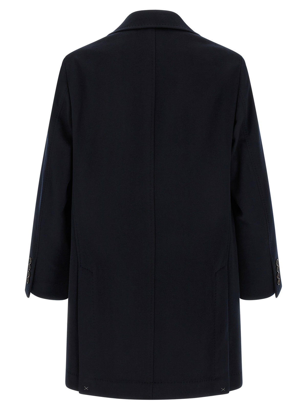 Blue Virgin Wool Coat
